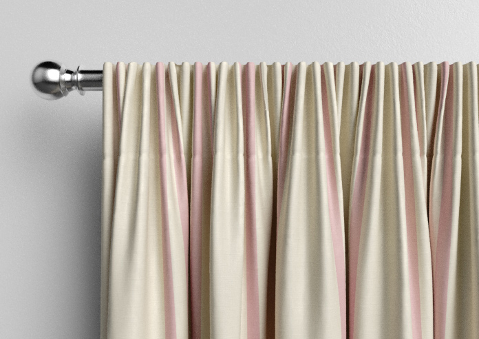 Adelaide, Winnies Stripe Rosies Pink - Made to Measure Curtains - Image 9
